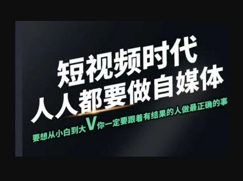 短视频实战课，专注个人IP打造，您的专属短视频实战训练营课程-柏焕网-专注分享网络赚钱-创业副业项目-源码和软件分享